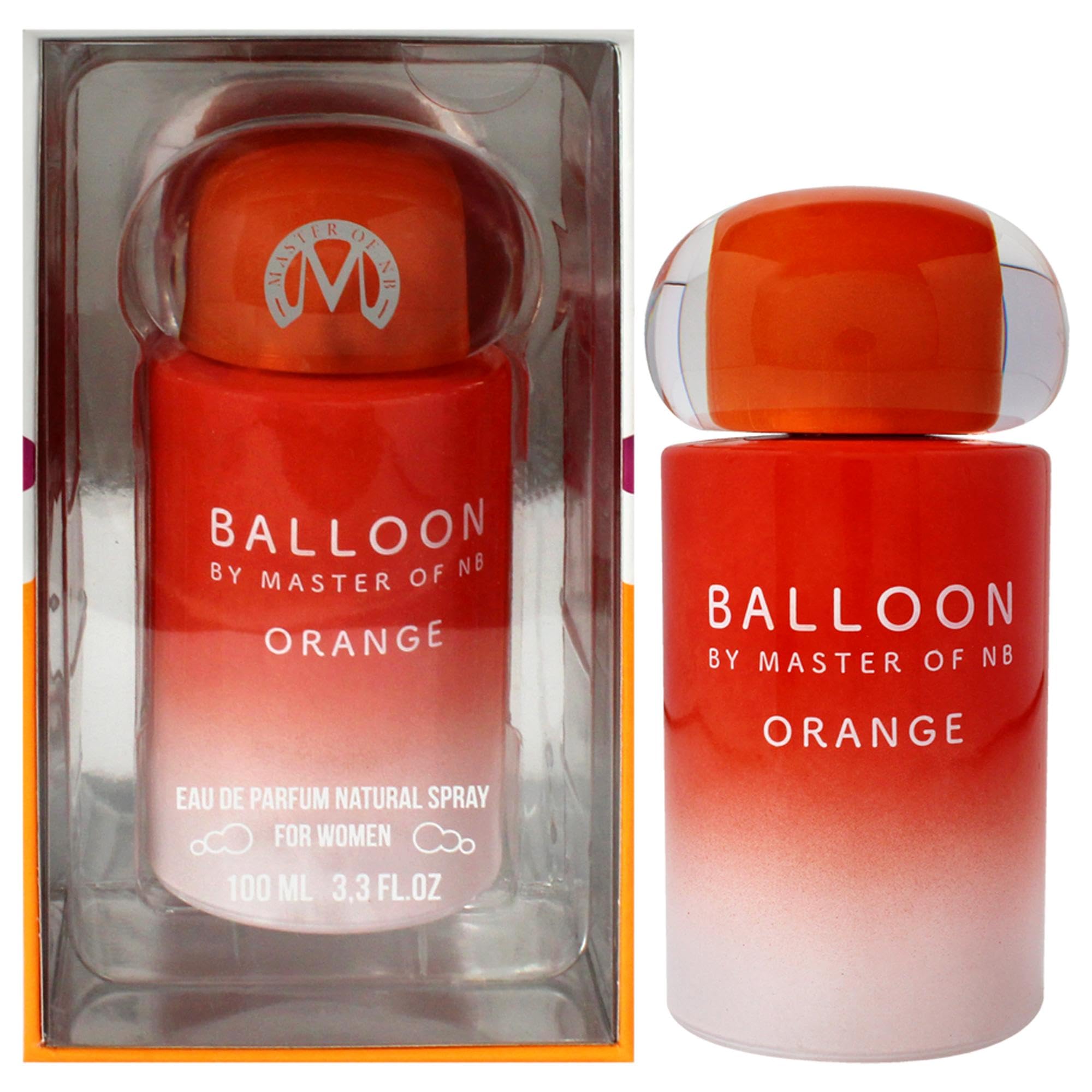 New Brand Orange Balloon Eau de Parfum Women Fruity Scent 3.3 oz Spray