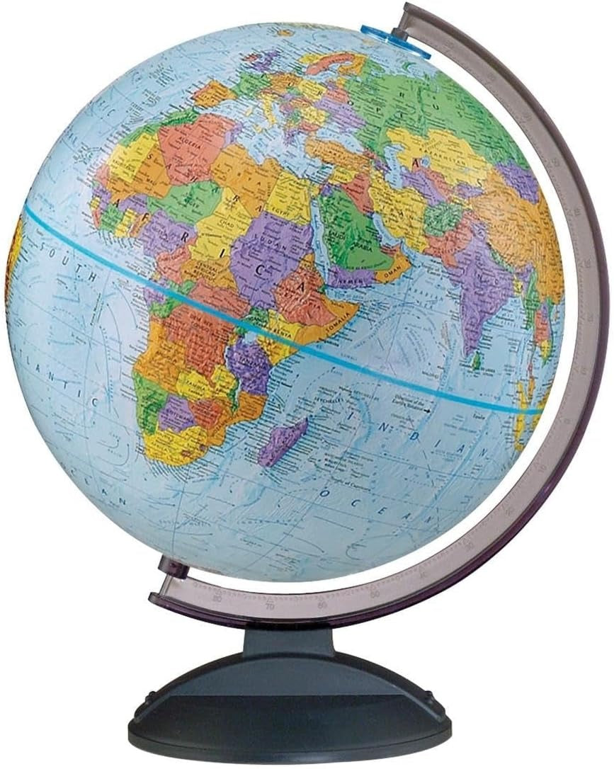Replogle Traveler Desktop Globe, Blue 12"
