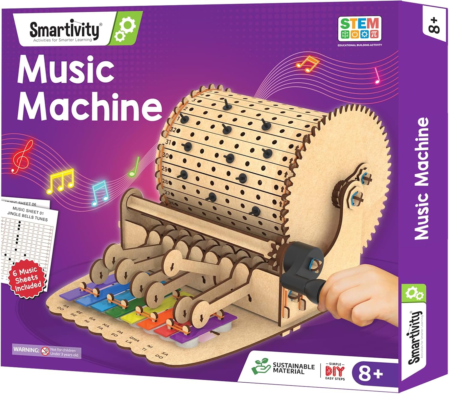 Smartivity DIY Music Machine STEM Building Kit for Kids