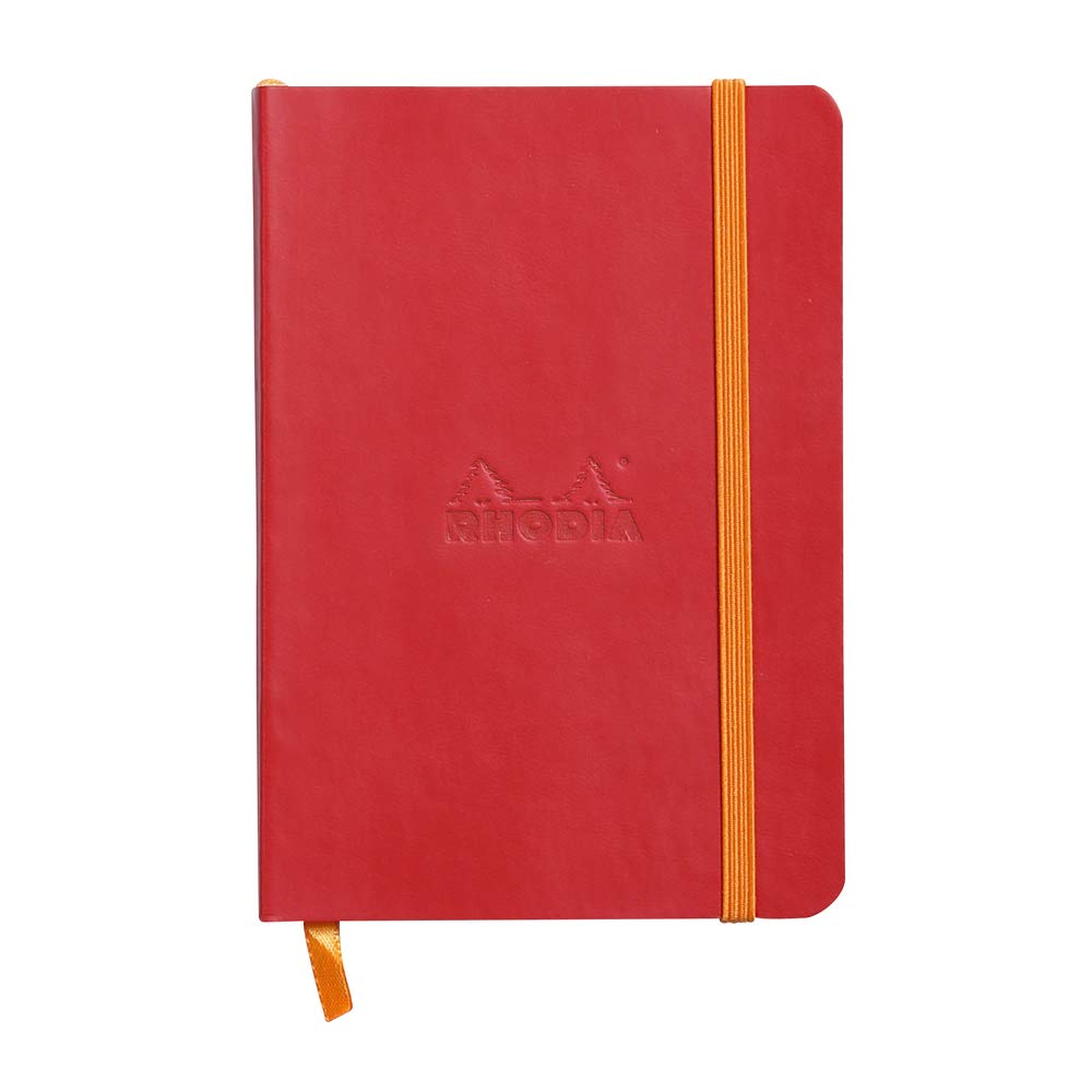 Rhodia Rhodiarama Soft Notebook - 72 Dots Sheets - 4 x 5 1/2 - Poppy