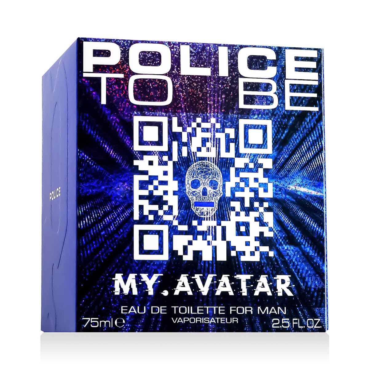 Police To Be My Avatar Eau de Toilette for Men Amber Woody Fragrance with Lemon Cardamom Cocoa and Rum 2.5 oz Spray