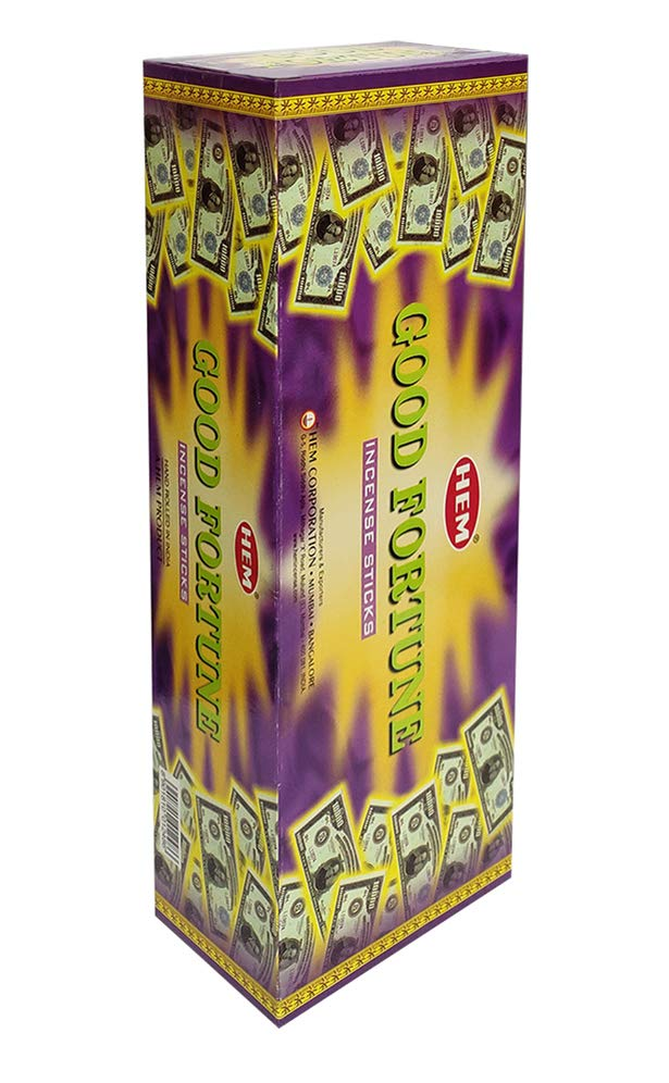 Incienso Hem Good Fortune, caja de 120 varillas