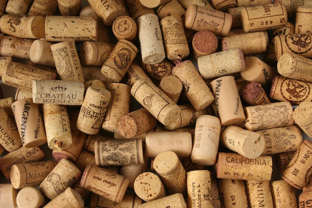 Corchos reciclados de primera calidad, corchos de vino naturales de todo el mundo (50 unidades)