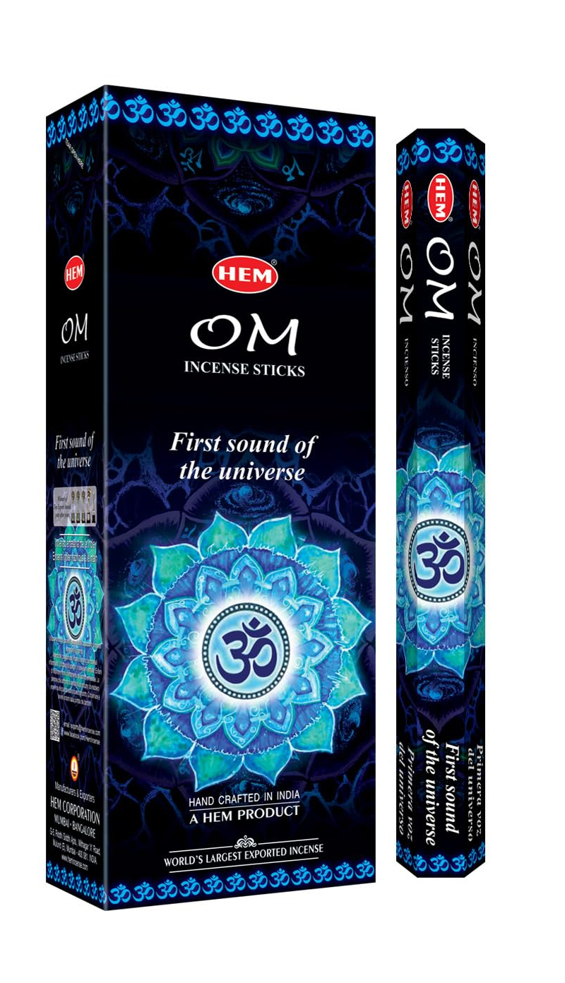 Hem Om Incense Sticks - 120 Stick Bulk Box (6 Inner Tubes of 20)