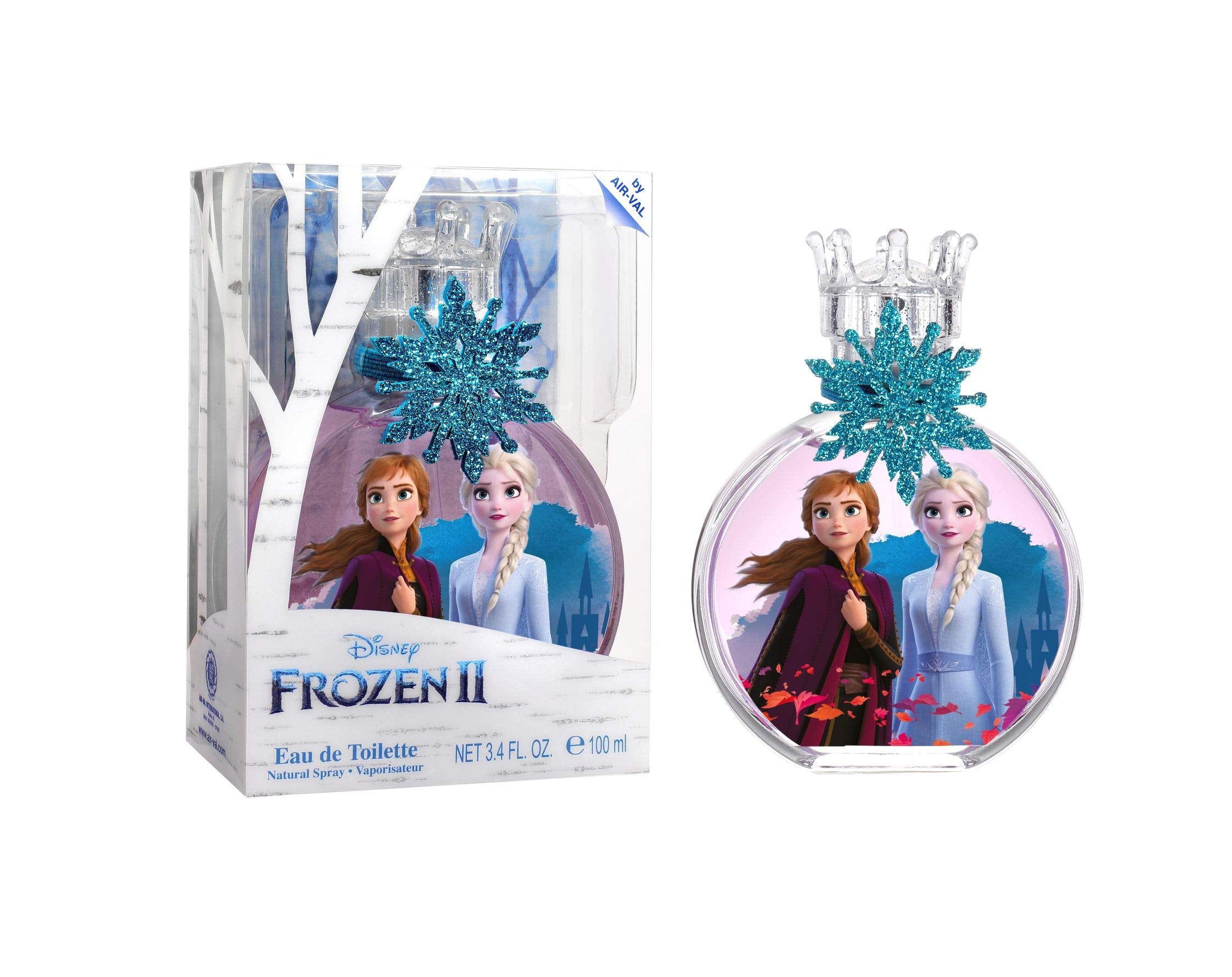 Disney Frozen Eau de Toilette Spray for Girls with Charm, 3.4 Oz