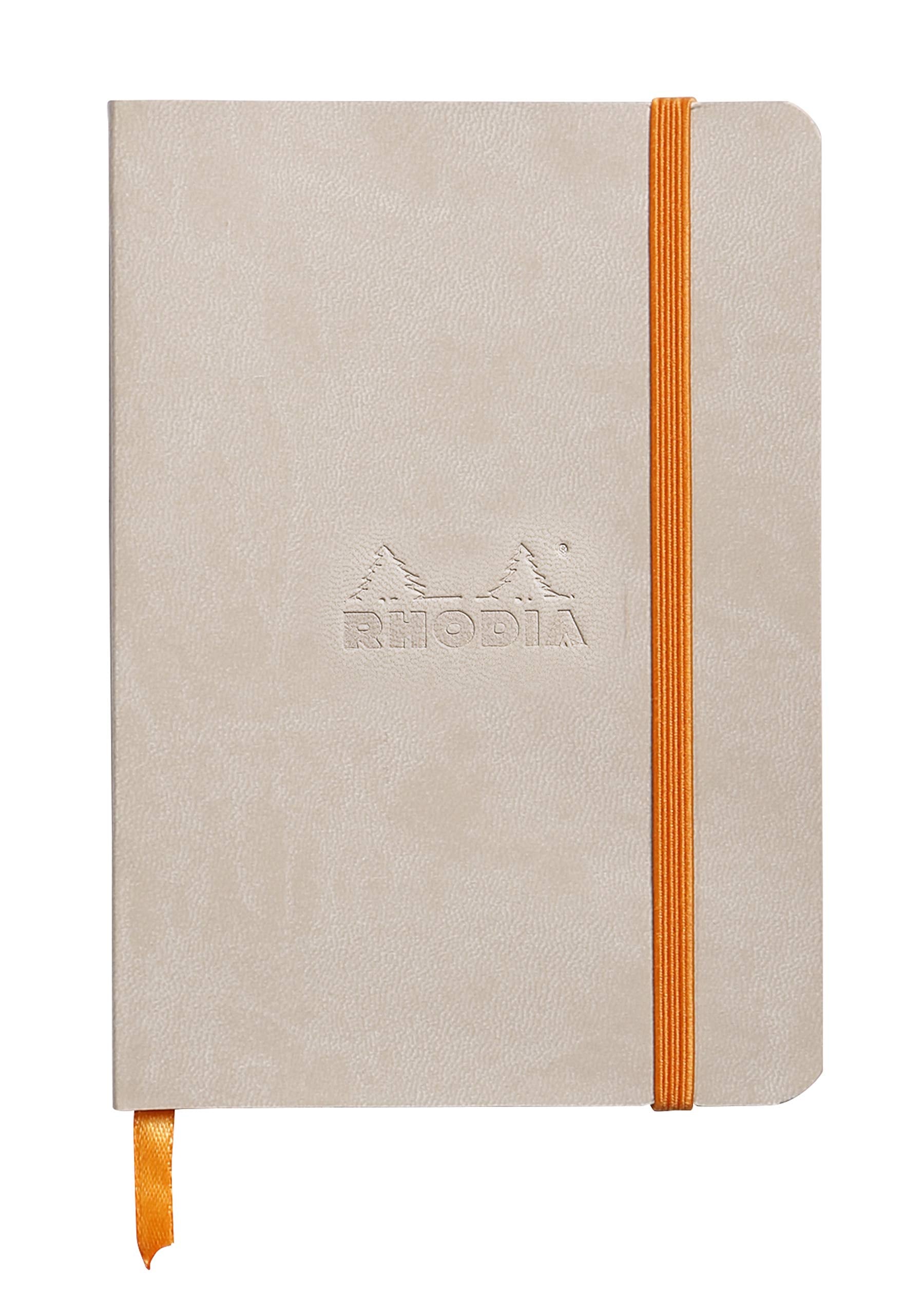 Carnet souple Rhodia Rhodiarama - 72 feuilles lignées - 4 x 5 1/2 - Beige