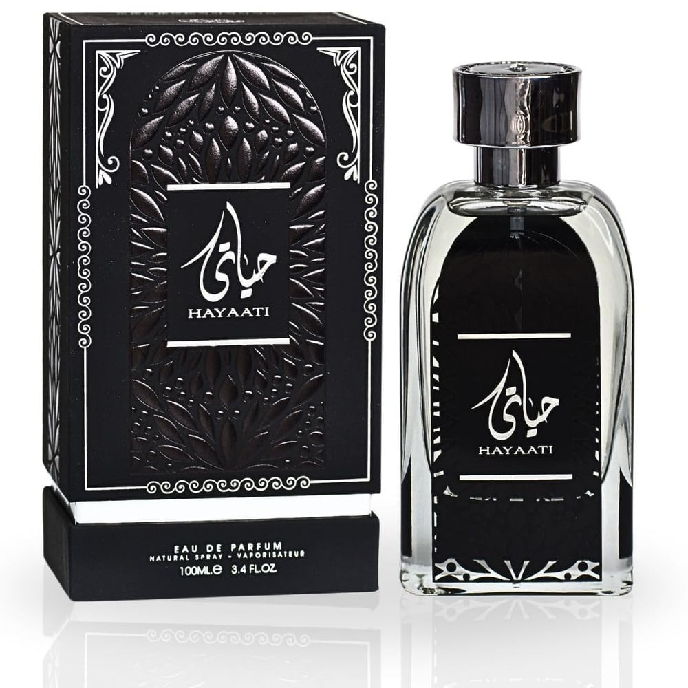 Ard Al Zaafaran Hayaati for Men EDP Spray, 3.4 Fl Oz (100 ml)