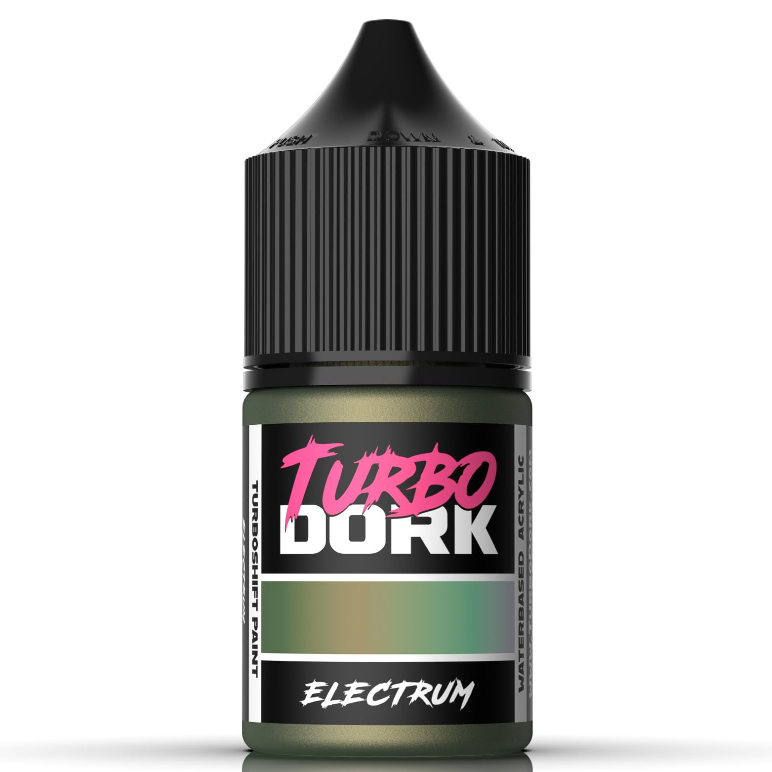 Turbo Dork Electrum TurboShift Acrylic Paint 22ml Bottle - Water-based Non-Toxic Metallic Color Shifting Paint