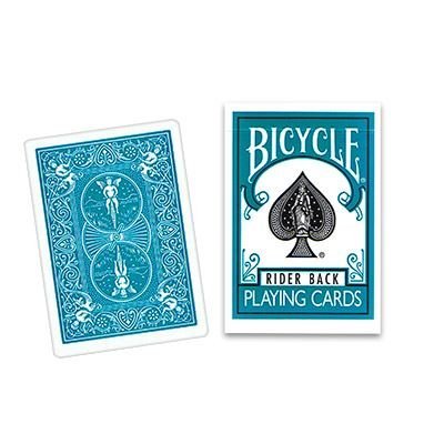 Tarjetas Bicycle Turquoise Back de la USPCC