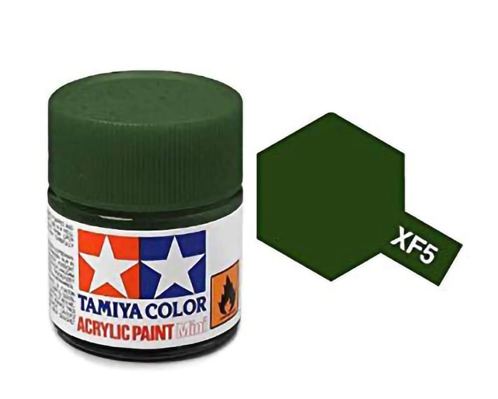 TAMIYA 81705 Mini XF5 Acrylique Vert Mat 1/3 oz