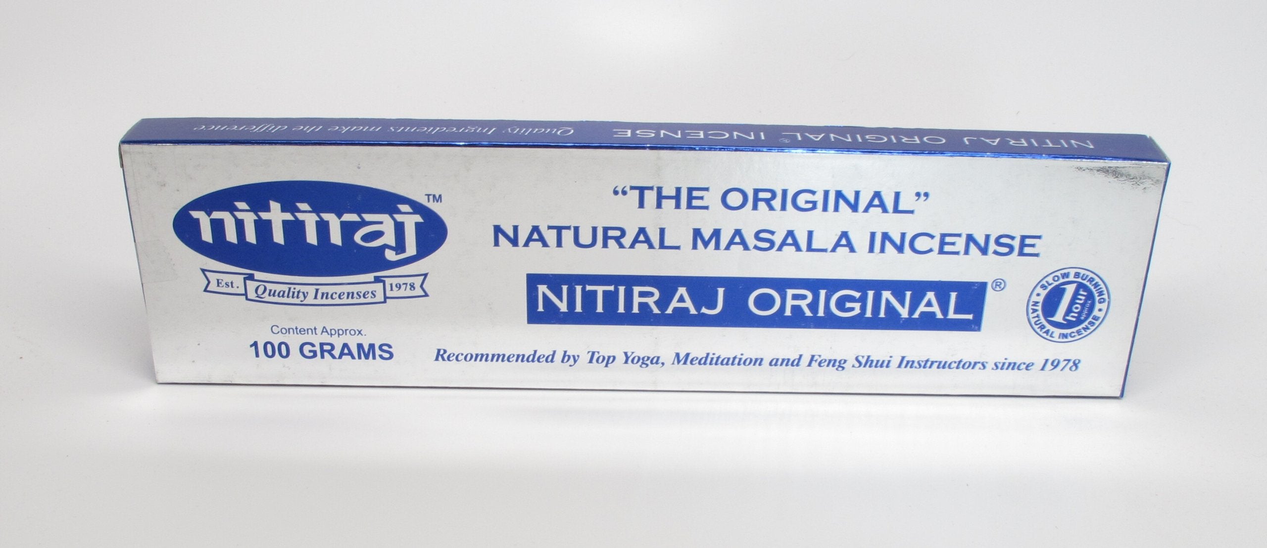 Encens Nitiraj d'origine indienne, 100 grammes