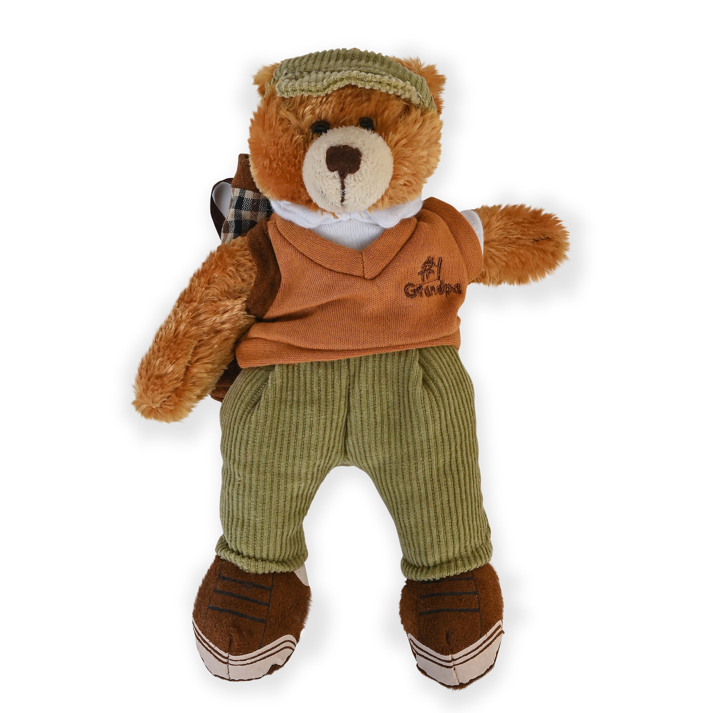 Osito de peluche Pennington Golf n.º 1, abuelo, 8 pulgadas