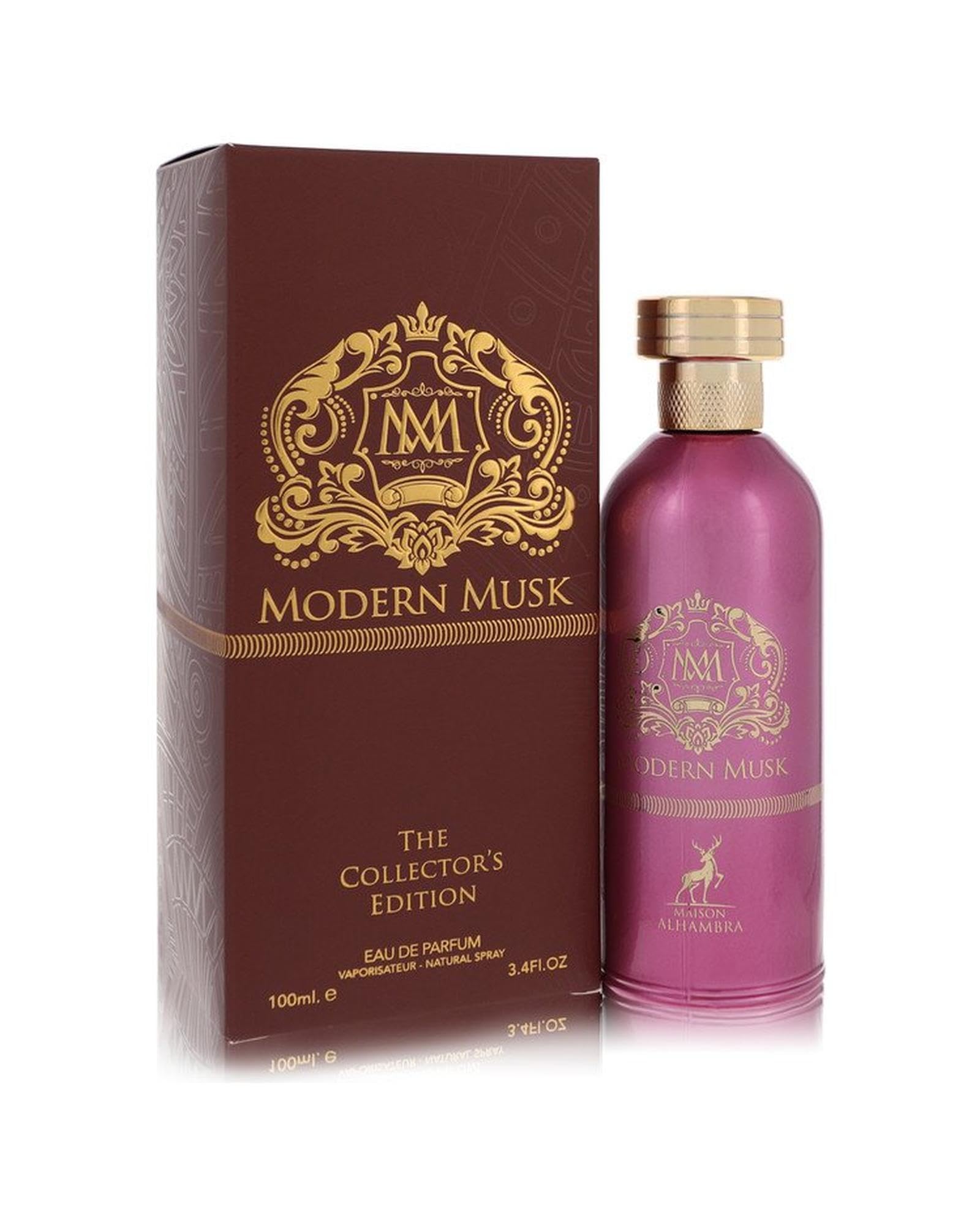 Maison Alhambra Modern Musk Eau de Parfum Spray for Women, 3.4 Fl Oz (100 ml)