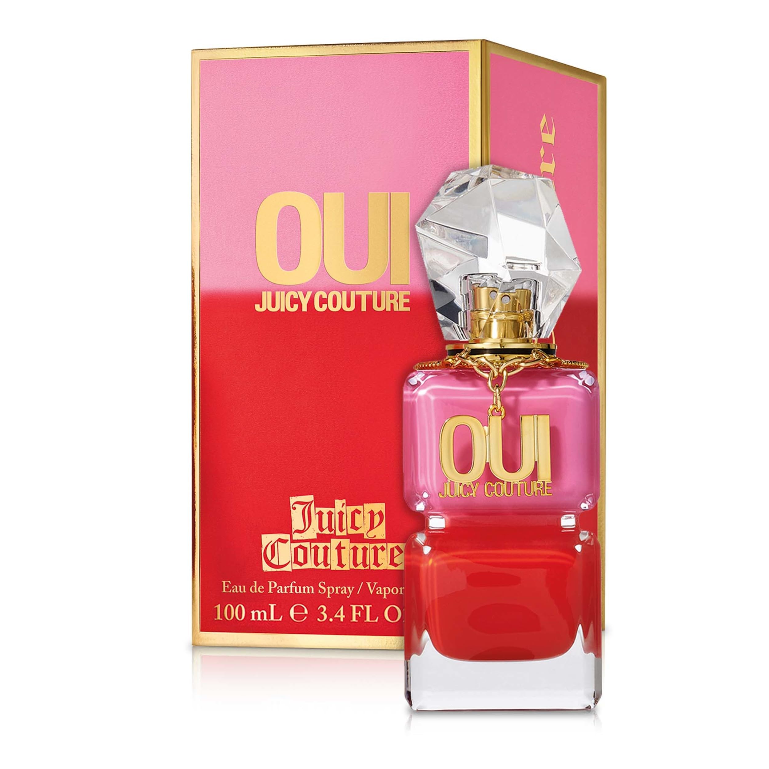 Juicy Couture Oui Eau de Parfum Women Fruity Floral Scent 3.4 oz Spray