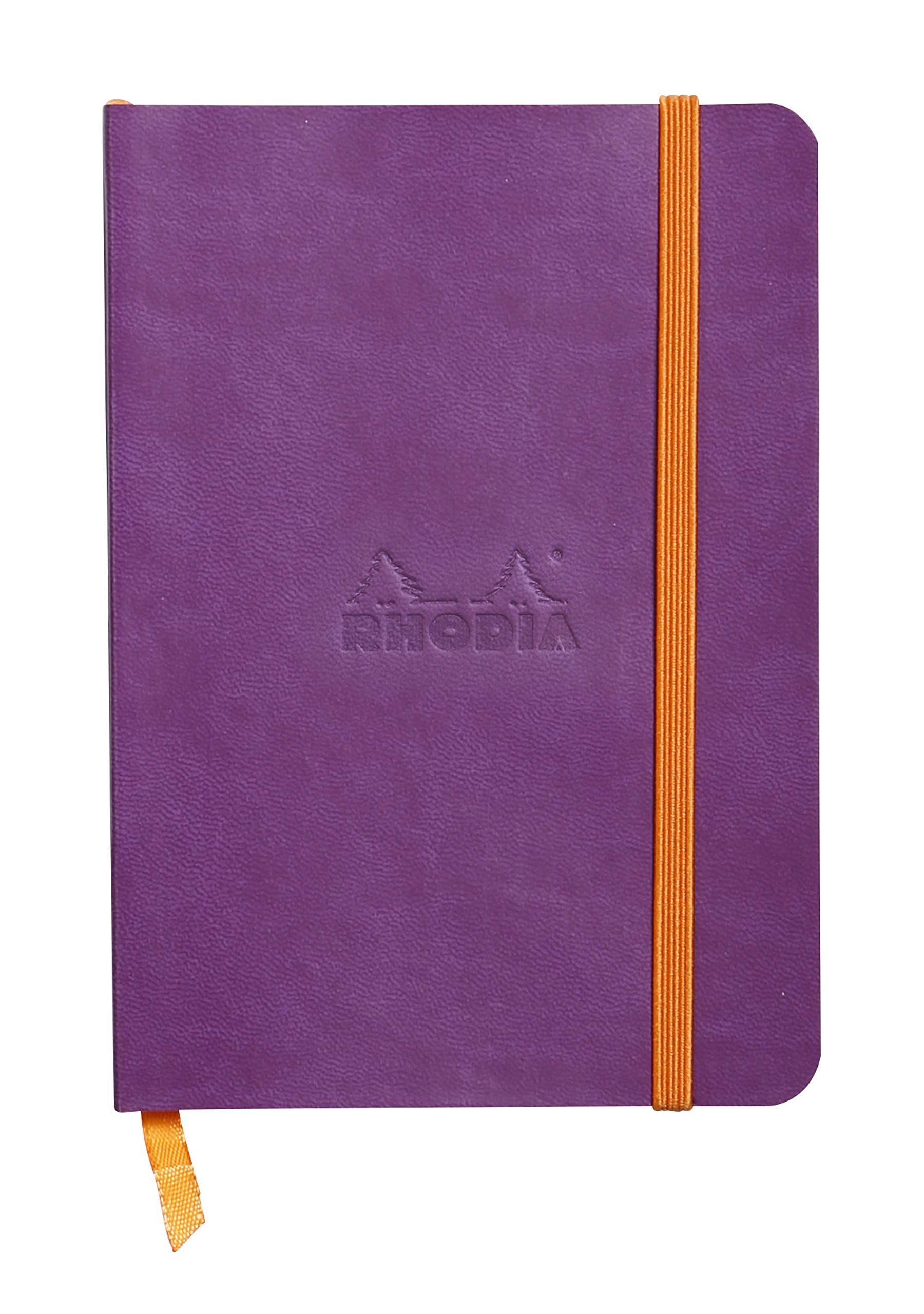 Cuaderno blando Rhodia Rhodiarama - 72 hojas rayadas - 4 x 5 1/2 - Morado