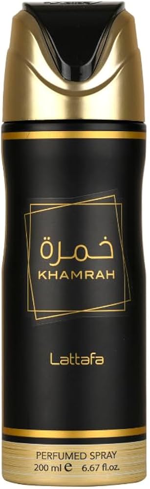 Lattafa Khamrah Perfumed Deodorant Spray for Unisex 200 ml