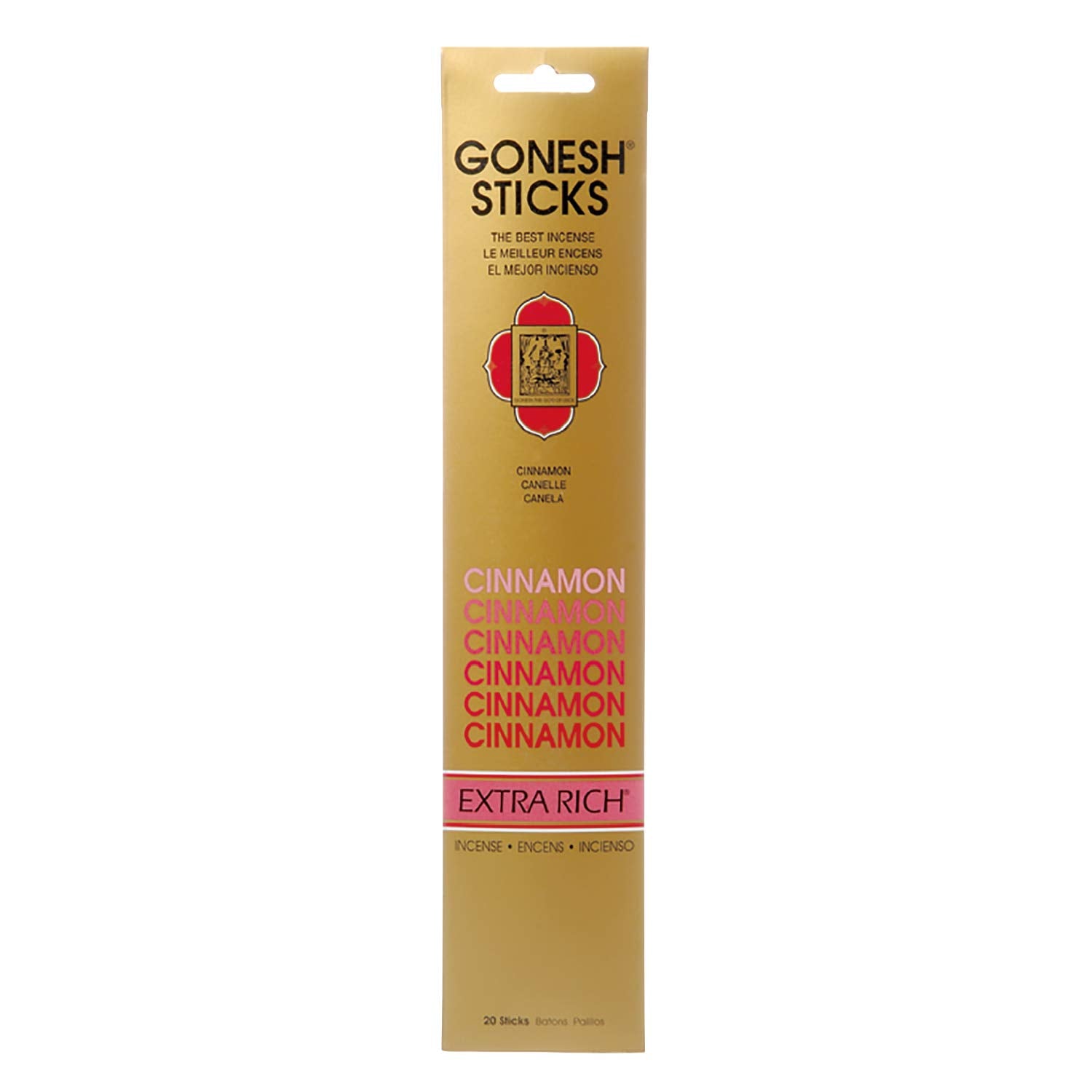Incienso Gonesh Extra Rich Cinnamon 20 varillas