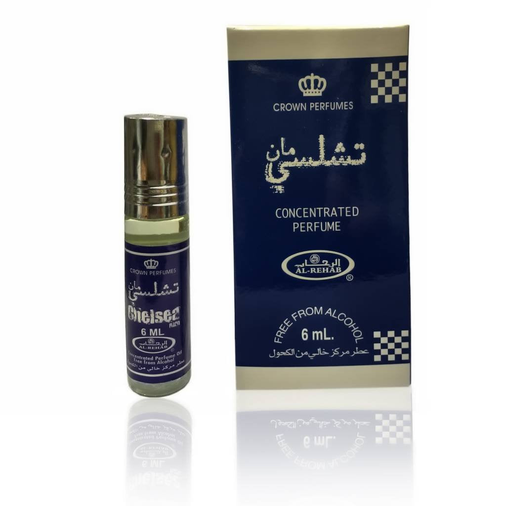 Al Rehab Chelsea Man Roll On Perfume Oil 0.2 Fl Oz (6 ml)