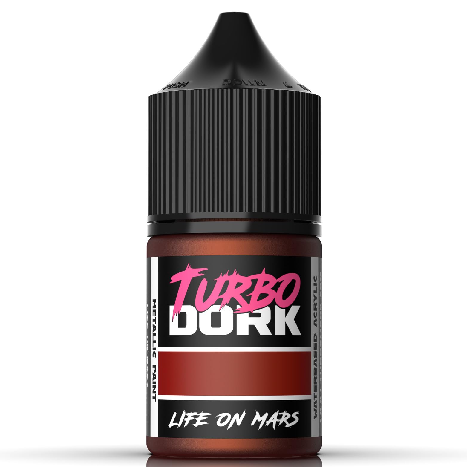 Turbo Dork Life On Mars Metallic Acrylic Paint 22ml Bottle - Water-based Non-Toxic Metallic Finish Paint