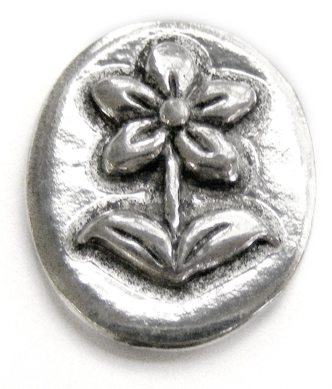 Basic Spirit Pocket Token Coin Flowerjoy, Handcrafted Lead-Free Pewter