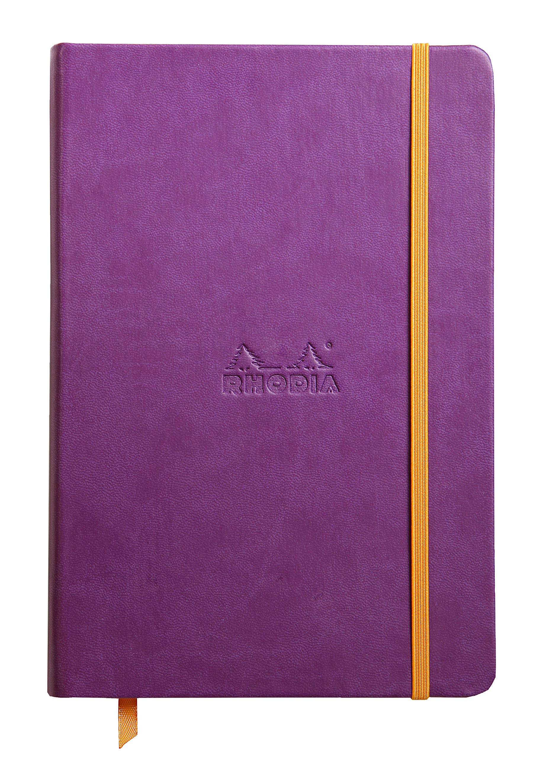 Cuaderno web Rhodia Rhodiarama - Rayado 96 hojas - 5 1/2 x 8 1/4 - Tapa violeta