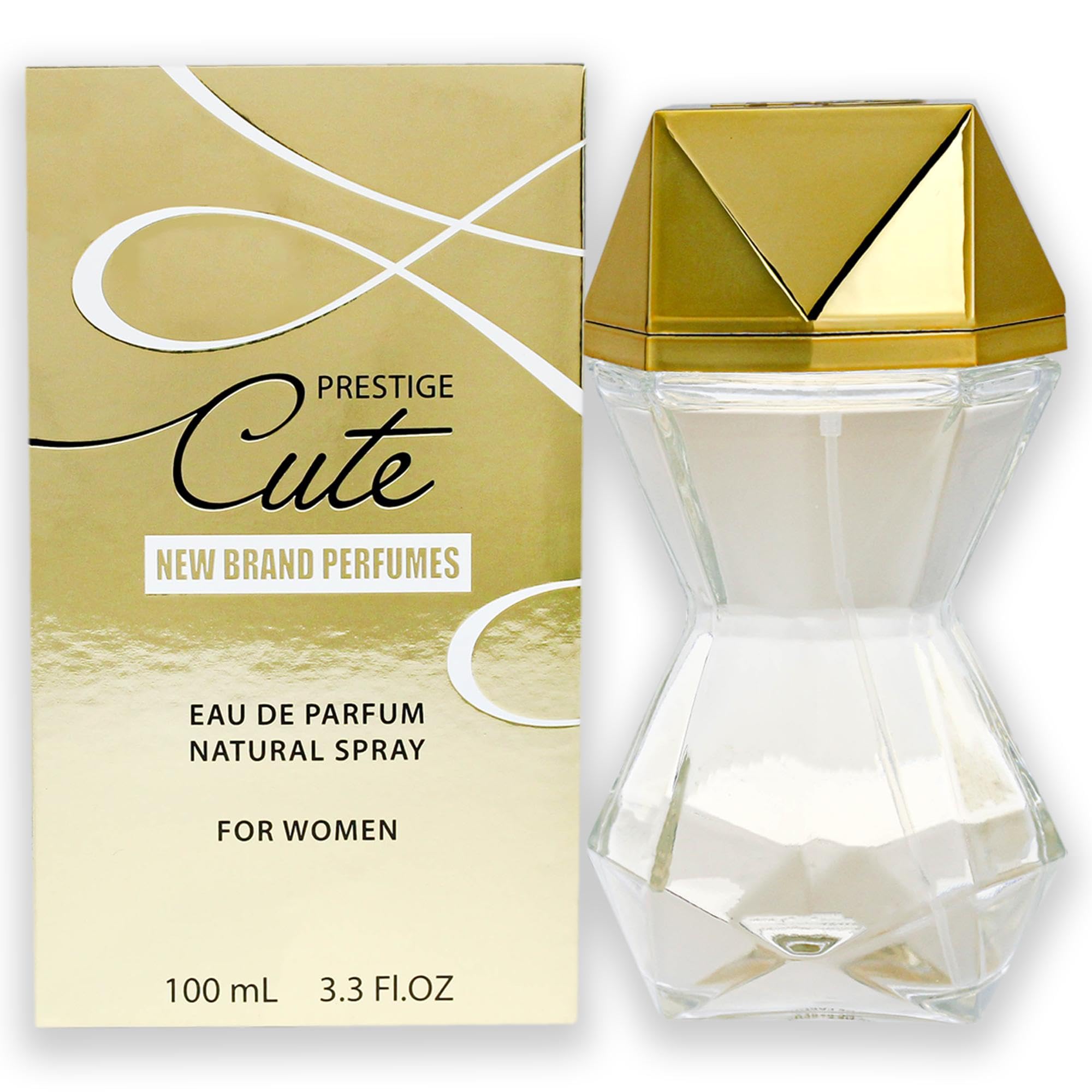New Brand Prestige Cute Eau de Parfum Women Fruity Floral Scent 3.3 oz Spray