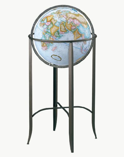 Replogle Trafalgar Floor Globe, Blue 16"