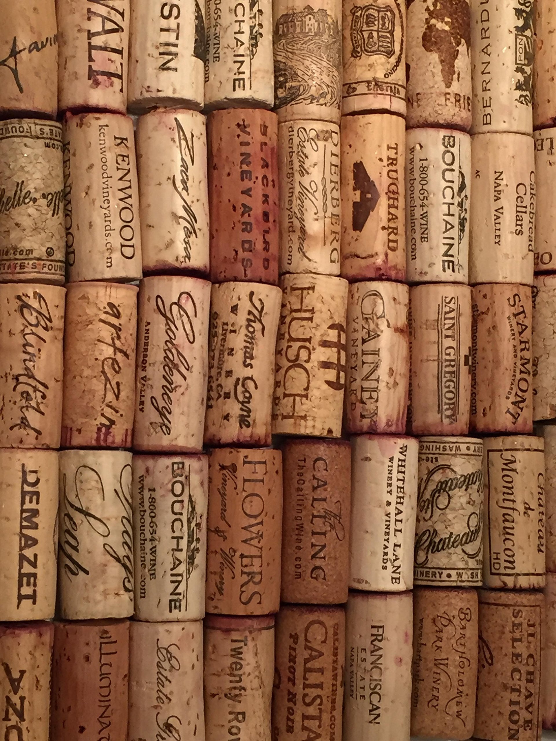 Corchos reciclados de primera calidad, corchos de vino naturales de todo Estados Unidos - 250 unidades