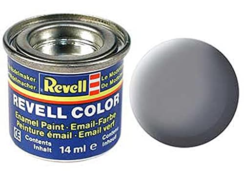 Pot de peinture Revell Enamels 14 ml, gris souris mat RAL
