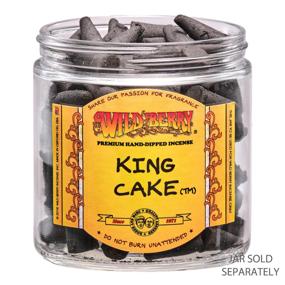 Wild Berry King Cake Incense Cones, 100 Count