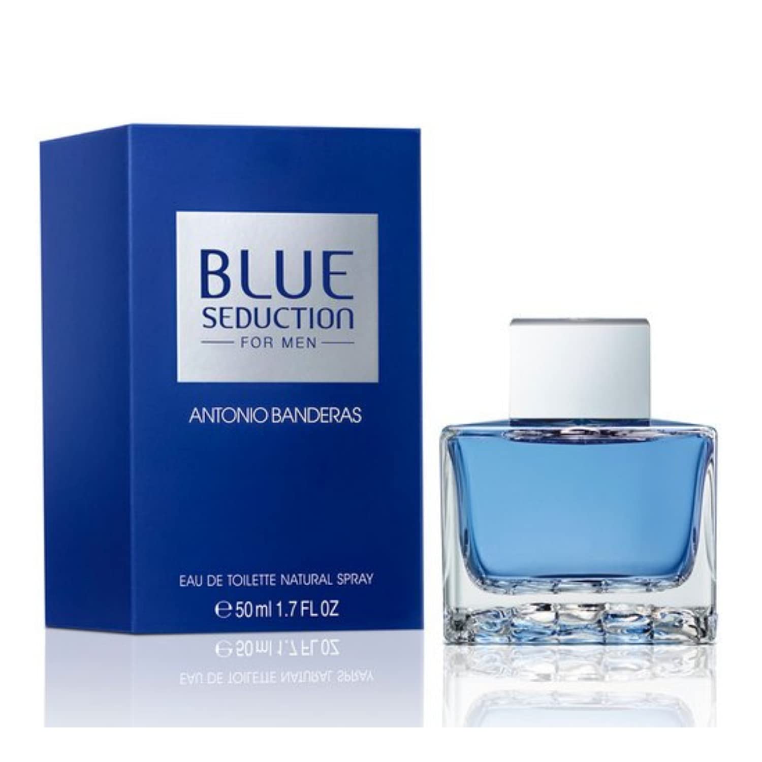 Blue Seduction Men By Banderas Eau De Toilette Spray, 1.7 Fl Oz (50 ml)
