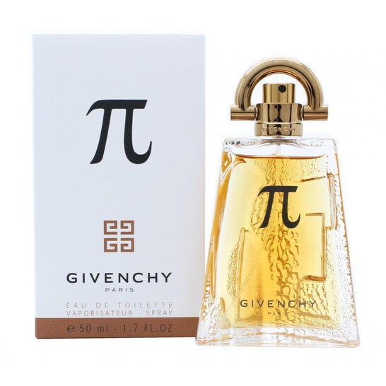 Givenchy Pi Cologne for Men Eau de Toilette Spray, 1.7 oz (50 ml), Woody Amber Aromatic Scent