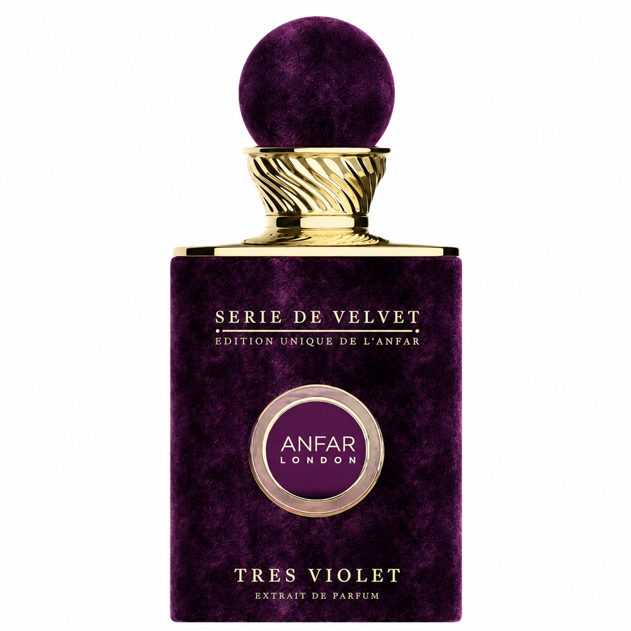 ANFAR London Tres Violet Extrait de Parfum for Women, Alcohol-Free, 3.4 oz