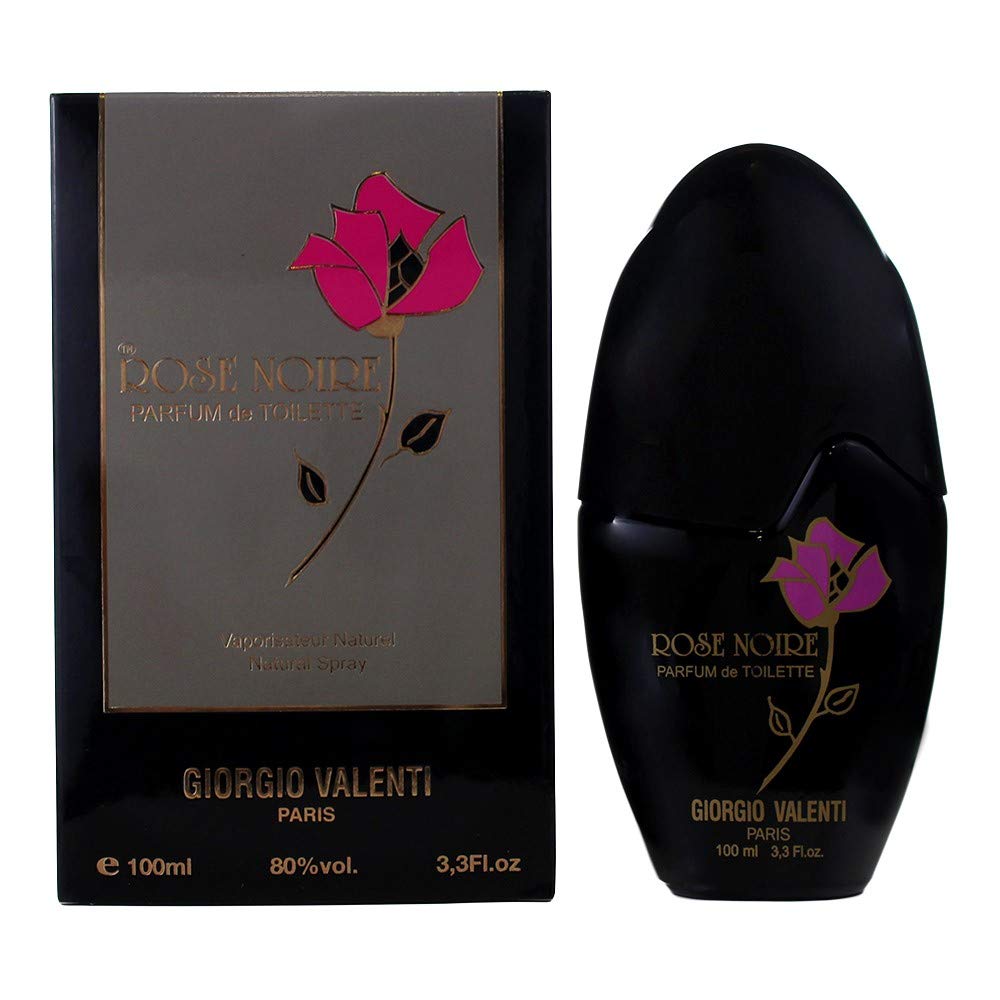 Giorgio Valenti Rose Noire EDP for Women, Chypre Floral, 3.3 Oz