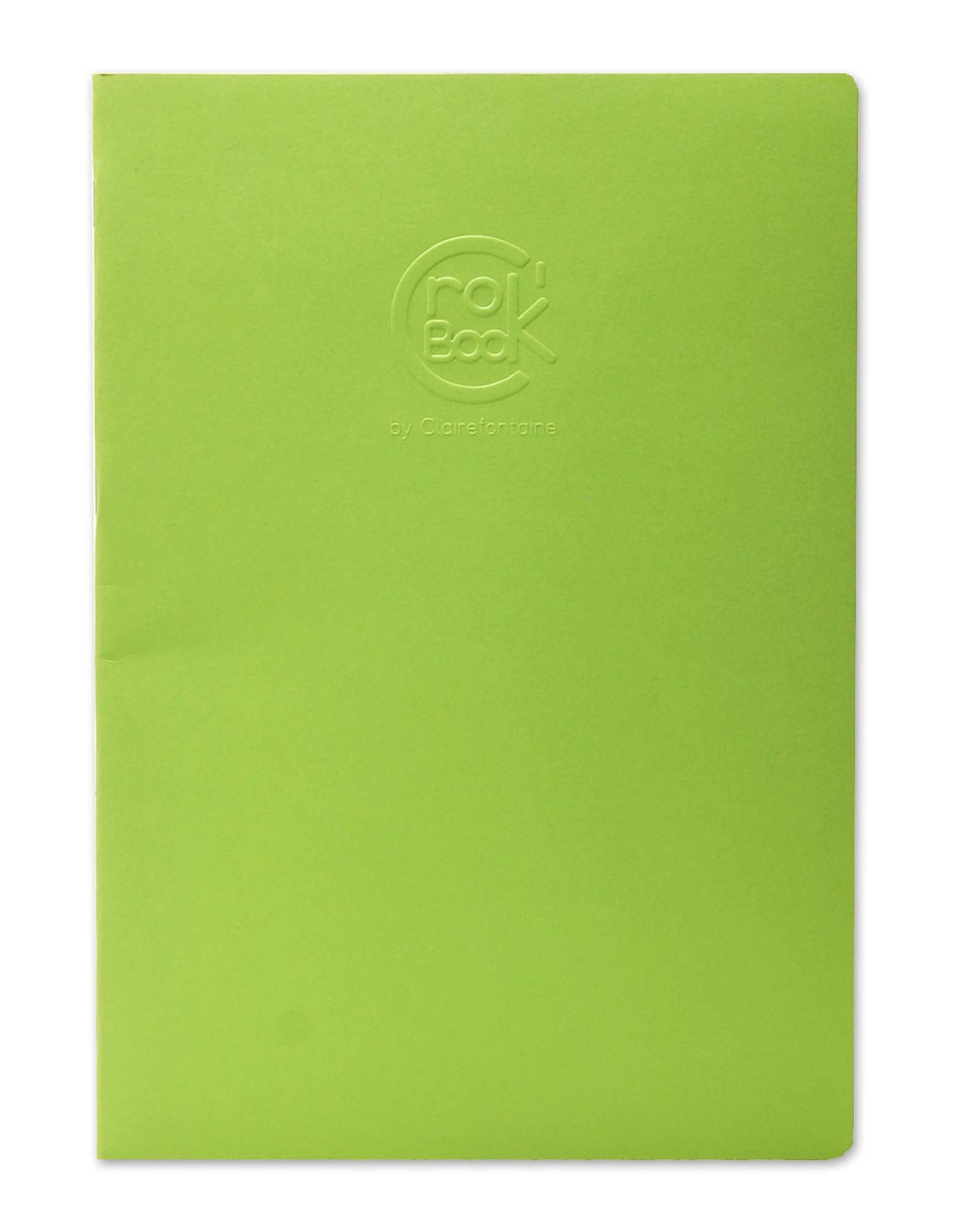 Carnet de croquis Crok' Book de Clairefontaine - 24 feuilles vierges - 12 x 17