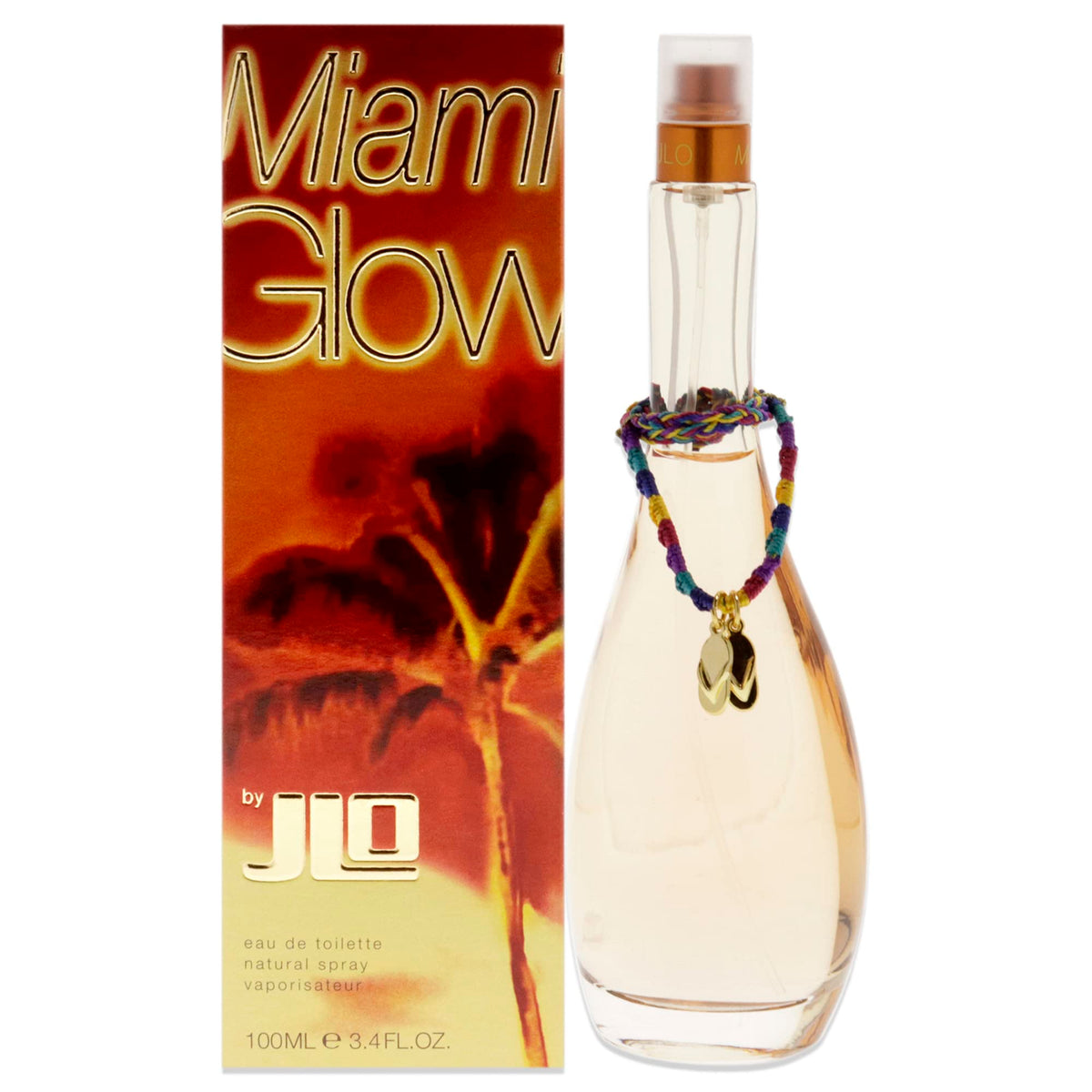 Jennifer Lopez Miami Glow Eau de Toilette Spray for Women, 3.3 Oz