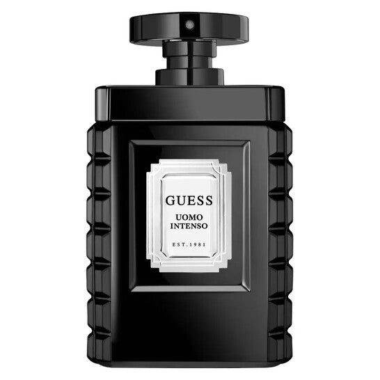 Guess Uomo Intenso Eau de Parfum for Men Long-Lasting EDP Spray, 3.4 oz, Woody Aromatic