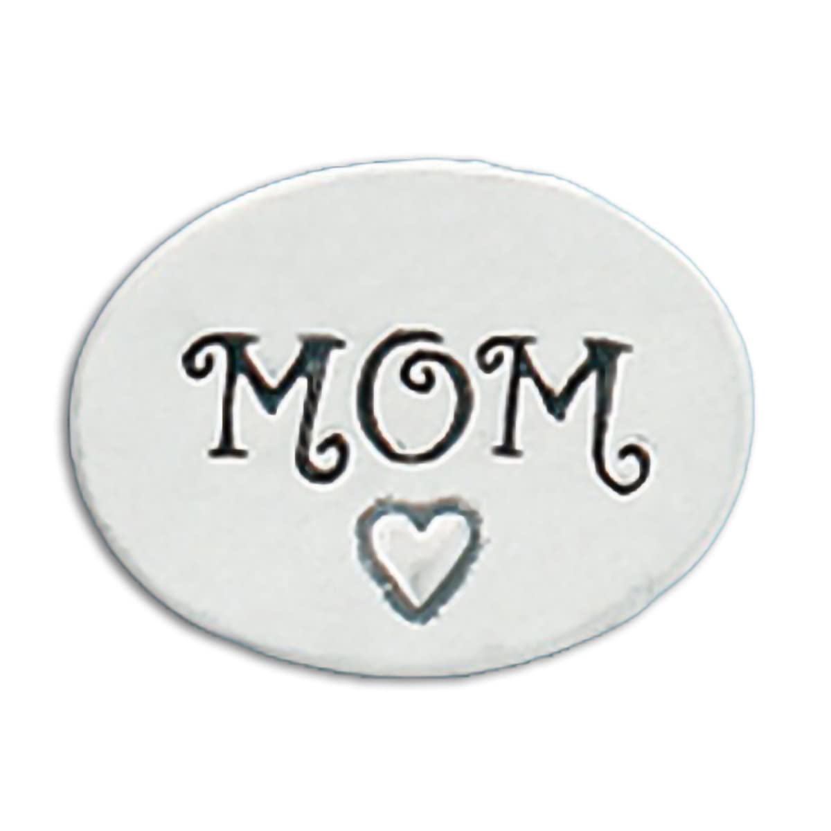 Basic Spirit Pocket Token Coin - Mom Love, Handcrafted Lead-Free Pewter