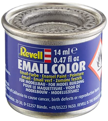 Pot de peinture Revell Enamels 14 ml, acier métallisé