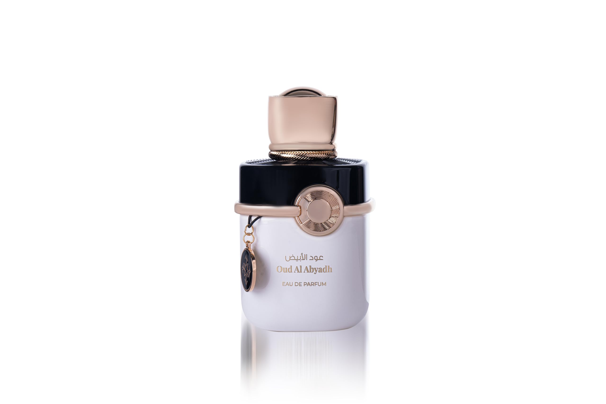 Azha Oud Al Abyadh Eau de Parfum Men Smoky Oud Leather Scent 3.3 oz Spray