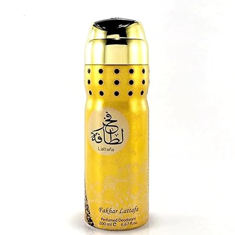 Lattafa Afkaar Deodorant Spray 6.7 Ounce (200 ml)