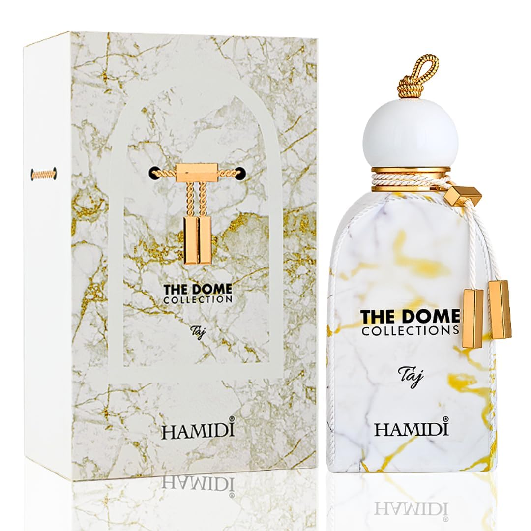 Hamidi The Dom Taj Eau de Parfum for Men Oriental Spicy Floral Amber Scent 3.4 oz Spray