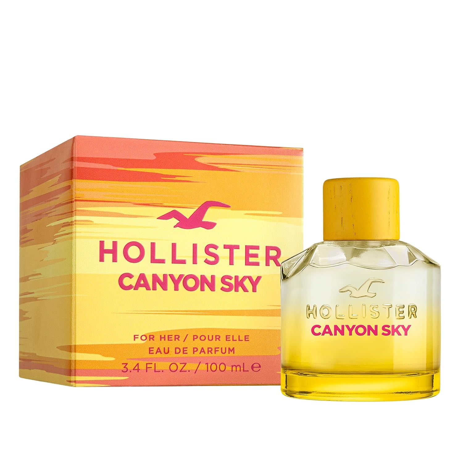 Hollister Canyon Sky EDP Spray for Women, 3.4 Oz