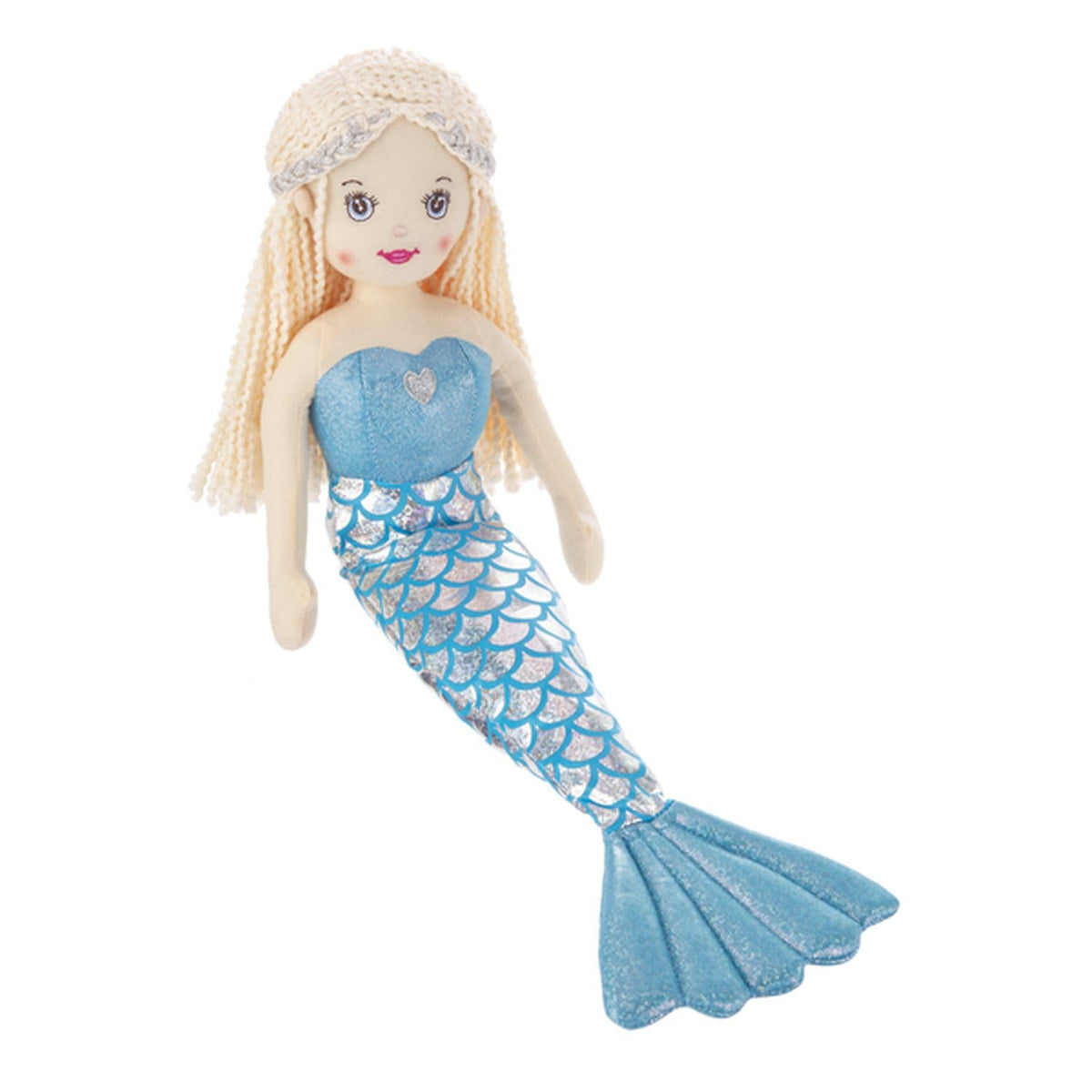 Ganz Shimmer Cove Girl 18in Plush Shelly Mermaid Doll