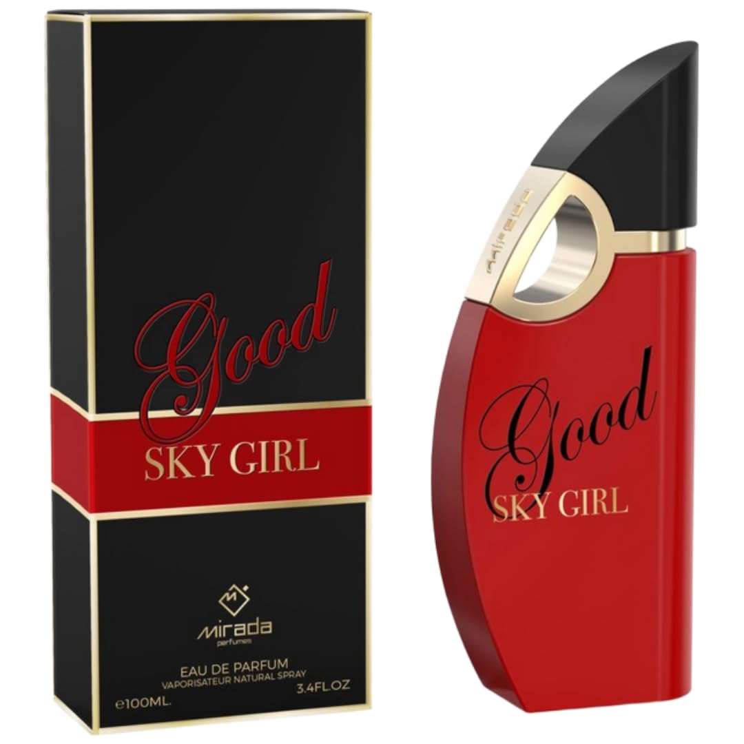 MIRADA Good Sky Girl Eau de Parfum Spray for Women, 3.4 Fl Oz (100 mL)