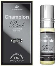 Al Rehab Champion Black Roll On Perfume Oil 0.2 Fl Oz (6 ml)