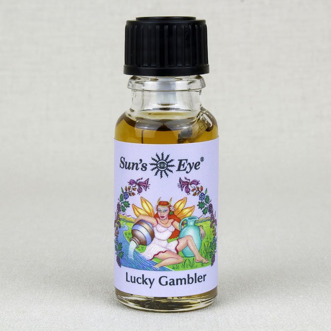 Suns Eye Lucky Gambler Herbal Fragrance Oil - 1/2 Ounce Bottle