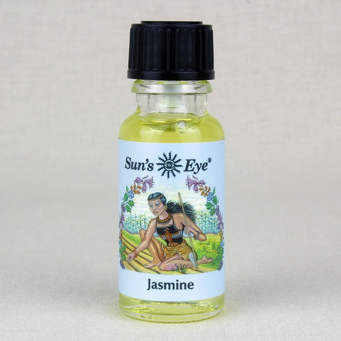 Suns Eye Jasmine Herbal Fragrance Oil - 1/2 Ounce Bottle