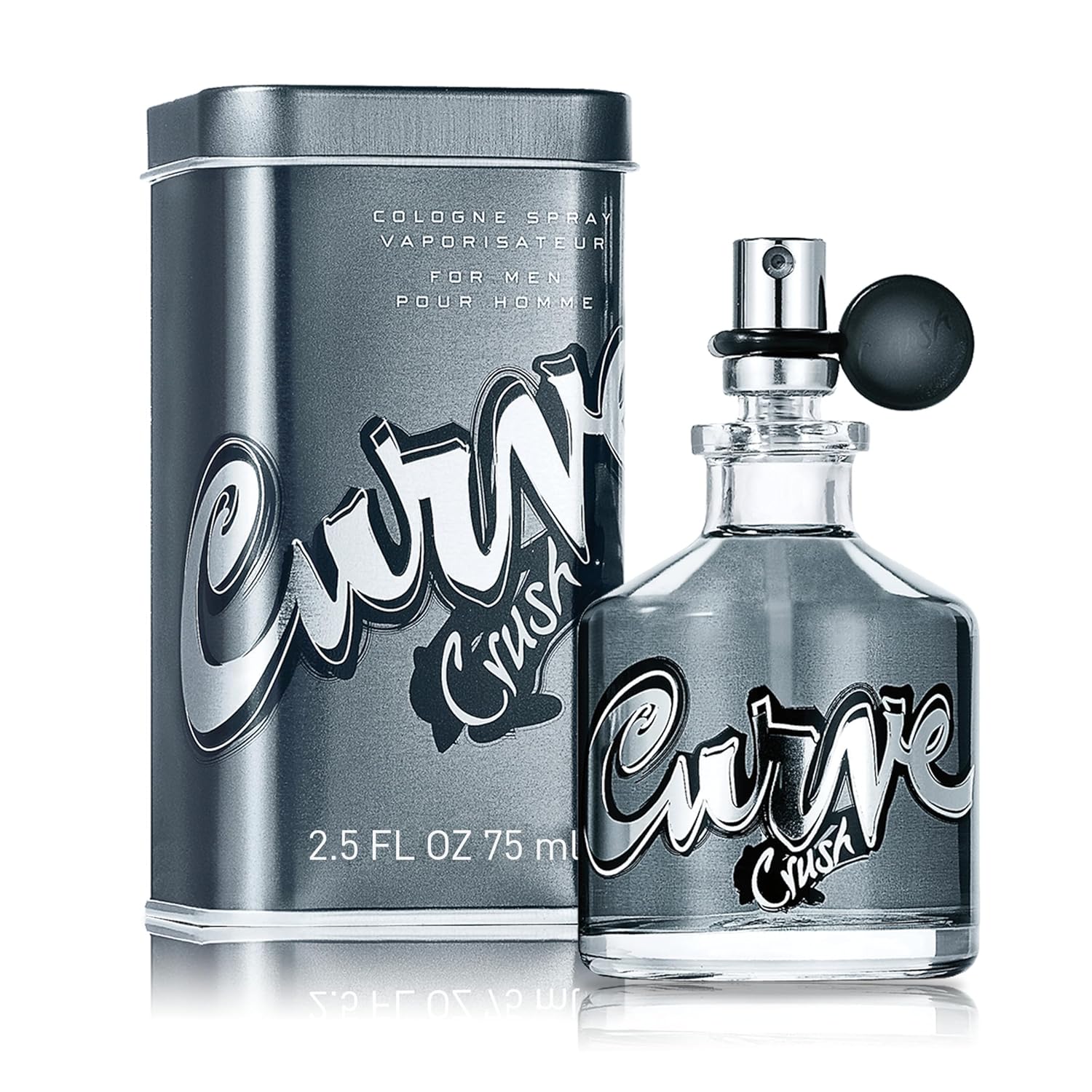 Liz Claiborne Curve Crush for Men Eau de Cologne Spray 2.5 oz / 75 ml Woody Aquatic