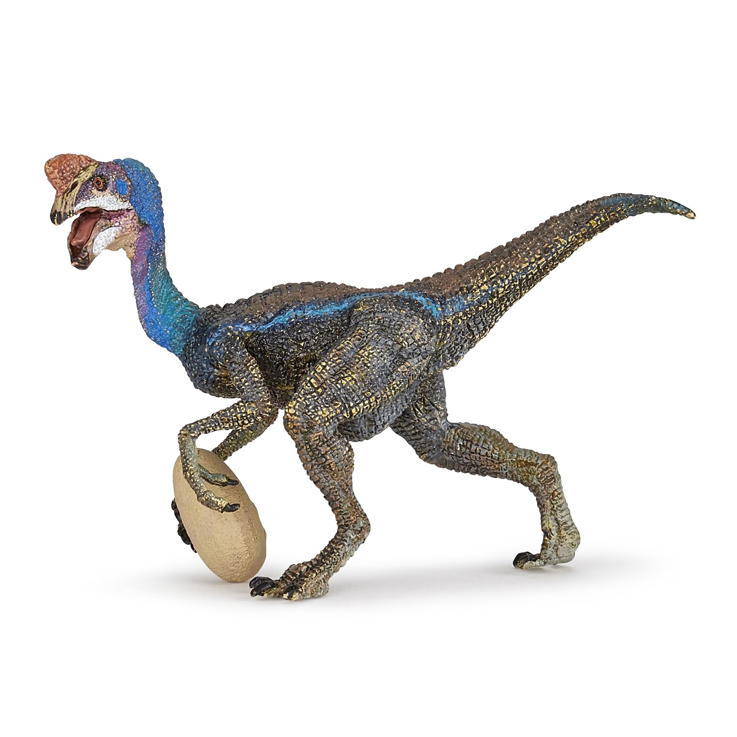 Papo Blue Oviraptor - Hand Painted Figurine - Heirloom Quality Collectible (55059)